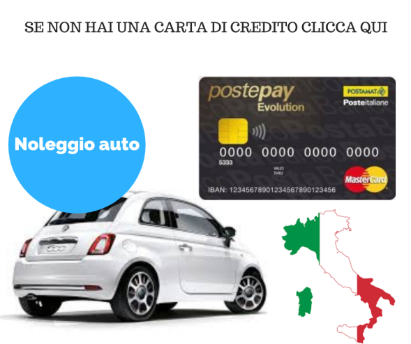 Noleggio auto a Milano anche senza carta di credito